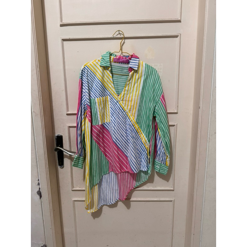 cottonink x nasl preloved rainbow striped devon