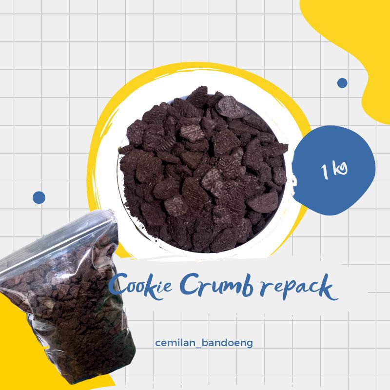 

BLACK COOKIE CRUMB KEMASAN 1 KG