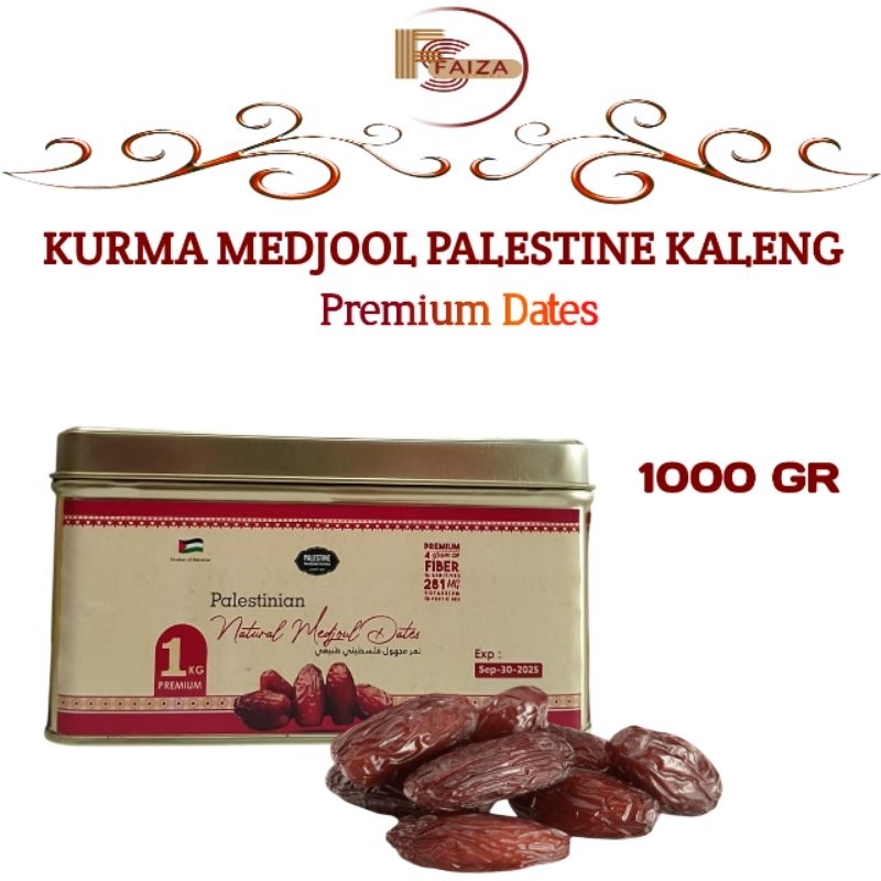 

Kurma Medjool Palestine Premium Kemasan Kaleng 1 Kg