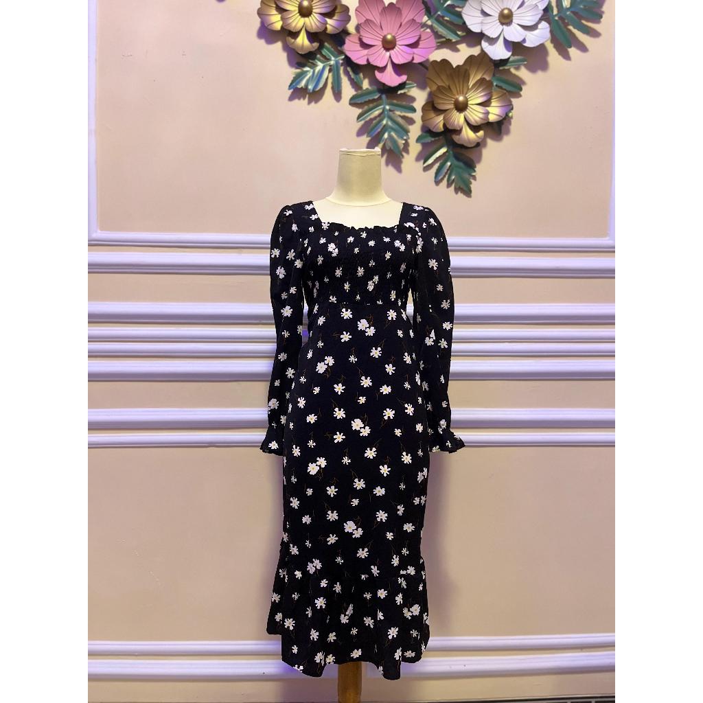 DRESS SMOKE BUNGA DAISY