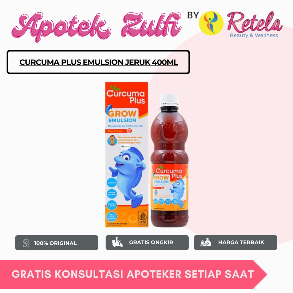 CURCUMA PLUS EMULSION JERUK 400ML