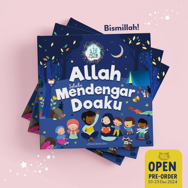 [READY] Buku Anak : Allah Selalu Mendengar Doaku (Hard Cover) by TGOF The Gang of Fur