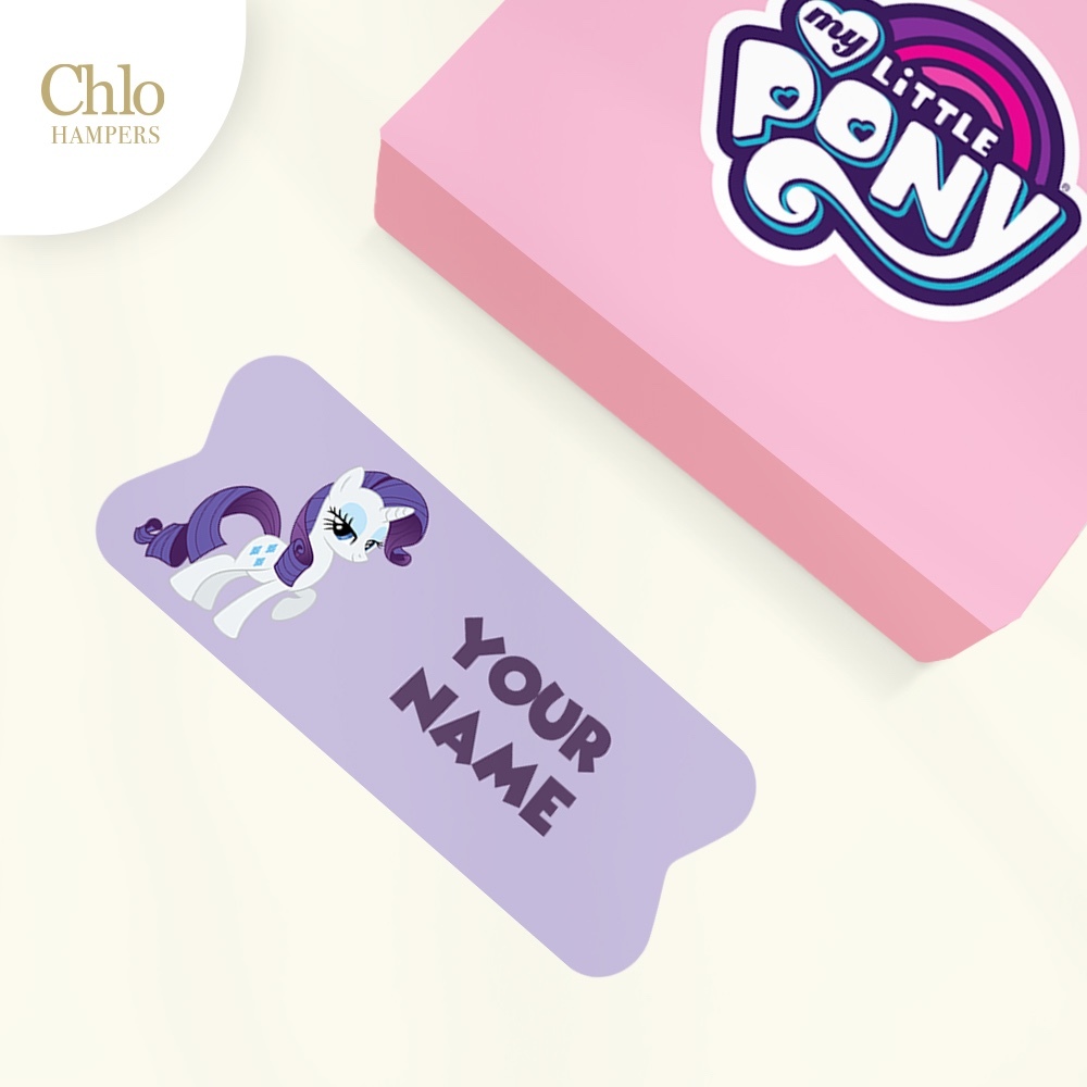 

Stiker Nama Custom Waterproof My Little Pony Rarity