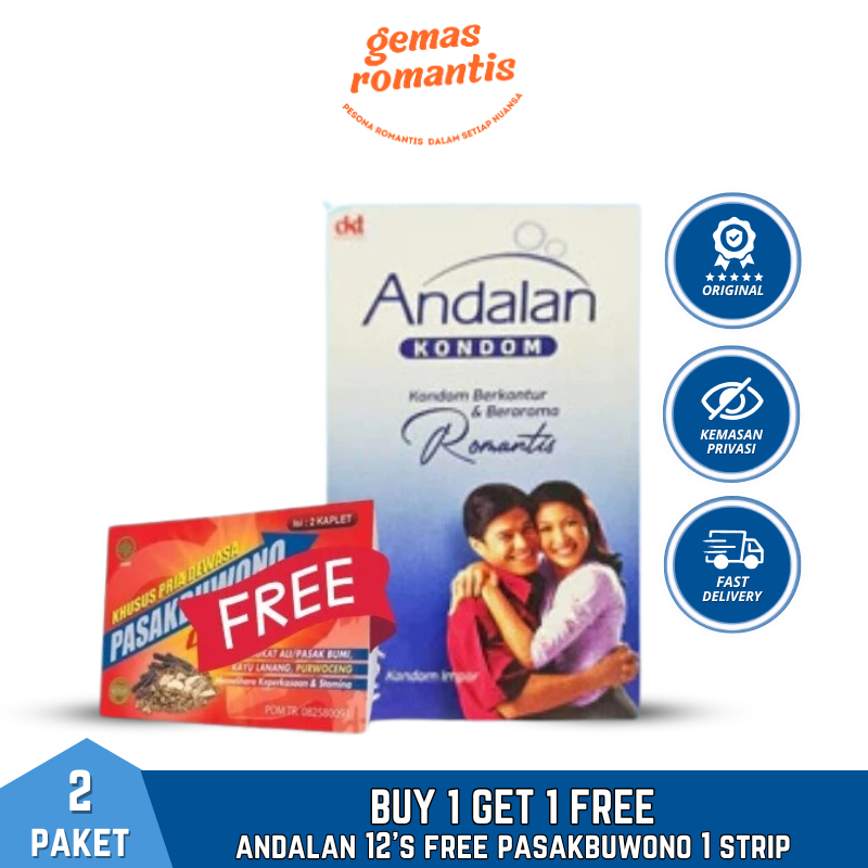 Kondom Andalan Bergerigi isi 12 Pcs FREE Mustika Ratu Pasakbuwono Ceng 1 Strip