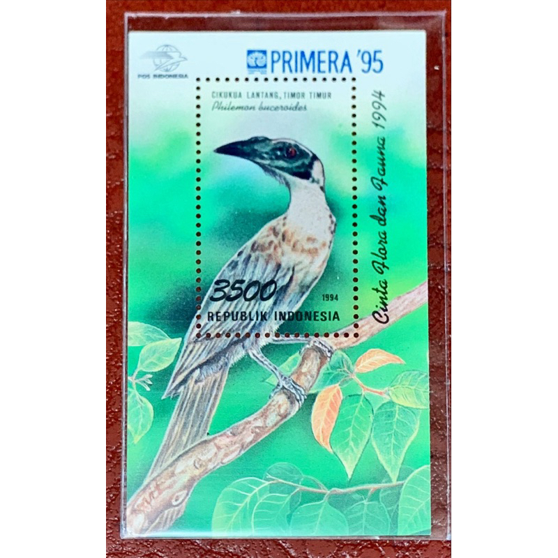 

PRANGKO INDONESIA 1995 SS PRIMERA ‘95. TEMA BURUNG. MNH.