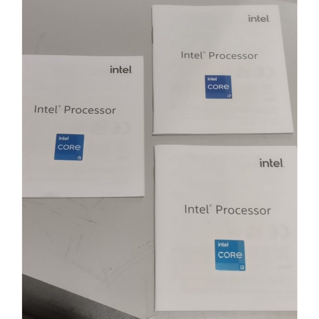 Stiker Intel Core i3, i5, 17 Gen 12 Original