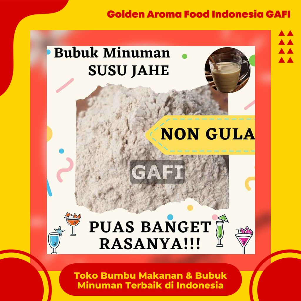 

Bubuk Minuman Susu Jahe NON GULA 1 Kg (1 Pack 1 kg ) Terdekat Termurah Bandung Jual Produk Minuman Susu Jahe Kiloan Termurah dan Susu Jahe Instan NON GULAEnak Sehat Herbal Alami Menyehatkan GAFI