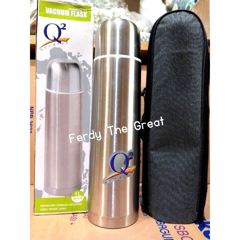 Termos air panas 1000ml / termos stainless 1 Liter / termos tahan panas / termos air panas stainless