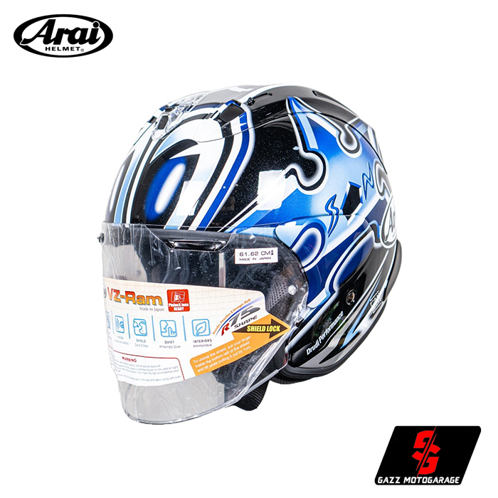 Arai VZ Ram Nakano Shuriken Silver