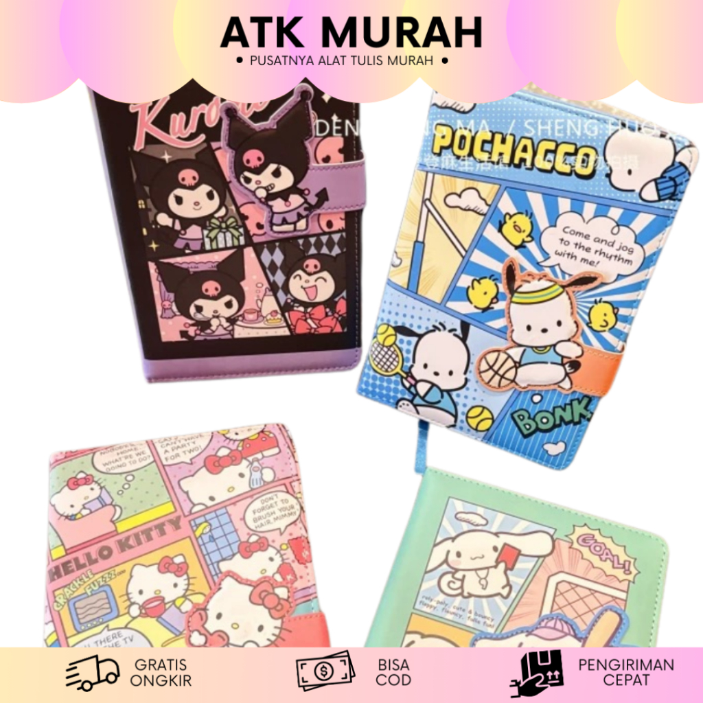 

BUKU NOTEBOOK HARDCOVER SANRIO TEBAL BK-1165 BUKU AGENDA UKURAN B6 ALAT TULIS SEKOLAH MURAH TERJANGKAU