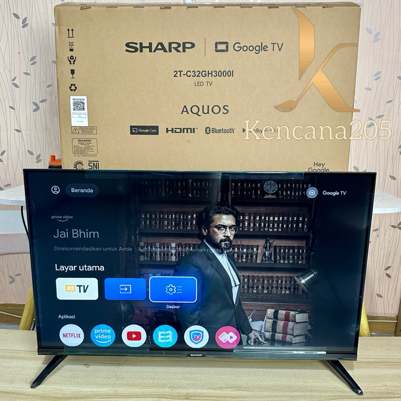 Led Tv Sharp 32 inch 32inch 2T-C32GH3000I 32GH 32GH3000I 32GH3000 I Google Digital 32GH3