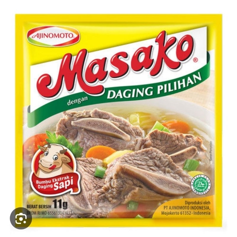 

Masako bumbu kaldu sapi atau Ayam renceng/ Penyedap Rasa Masako Sapi dan Ayam renceng 8.5gram isi 12