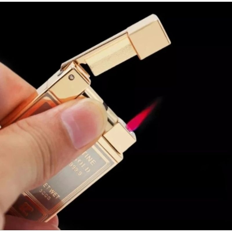 KOREK API GAS BARA MODEL EMAS TINE GOLD INDUCTION