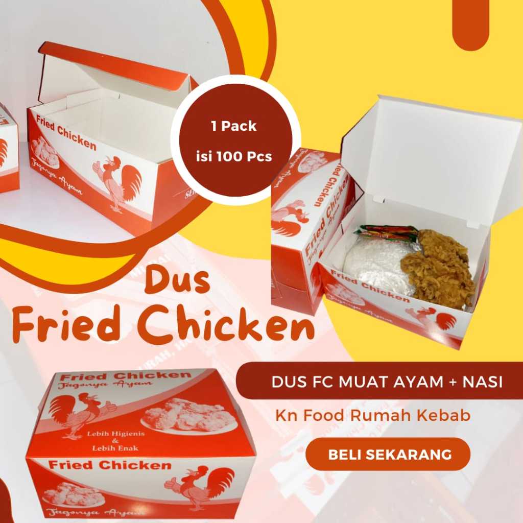 

BOX FRIED CHICKEN 100 PCS
