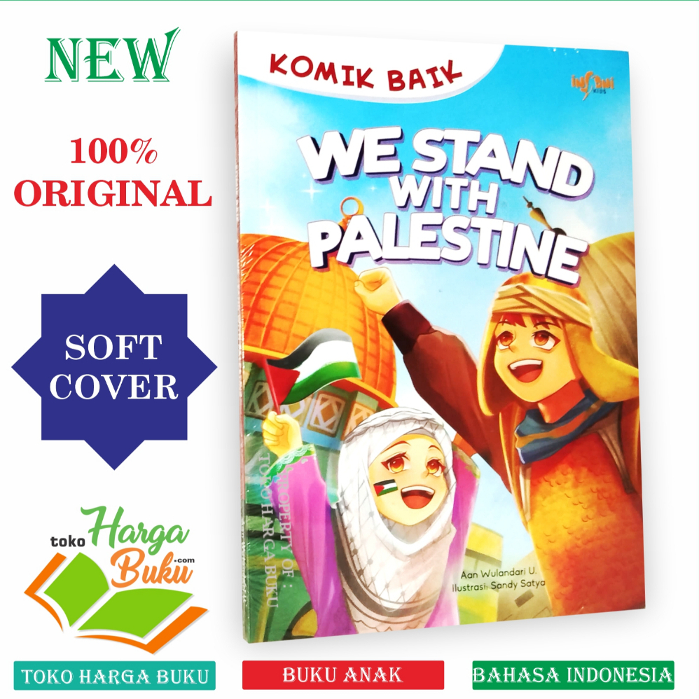 Foto Komik Baik We Stand with Palestine Komik Islami Buku Anak Palestina Baitul Maqdis - Gema Insani Press GIP