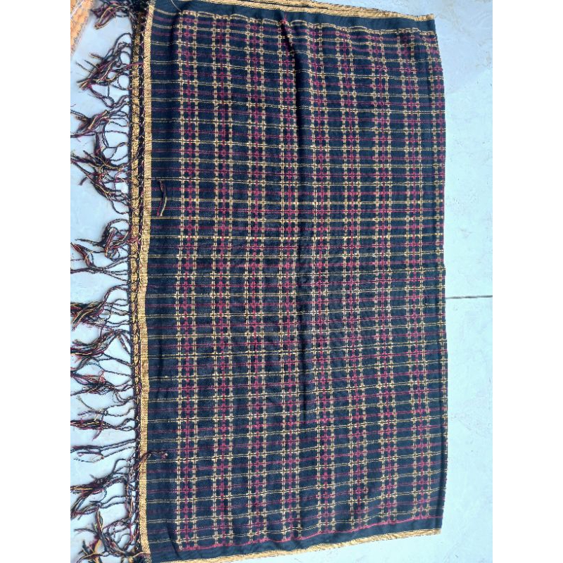 kain tenun baduy colab hitam x kuning x merah,suwat songket