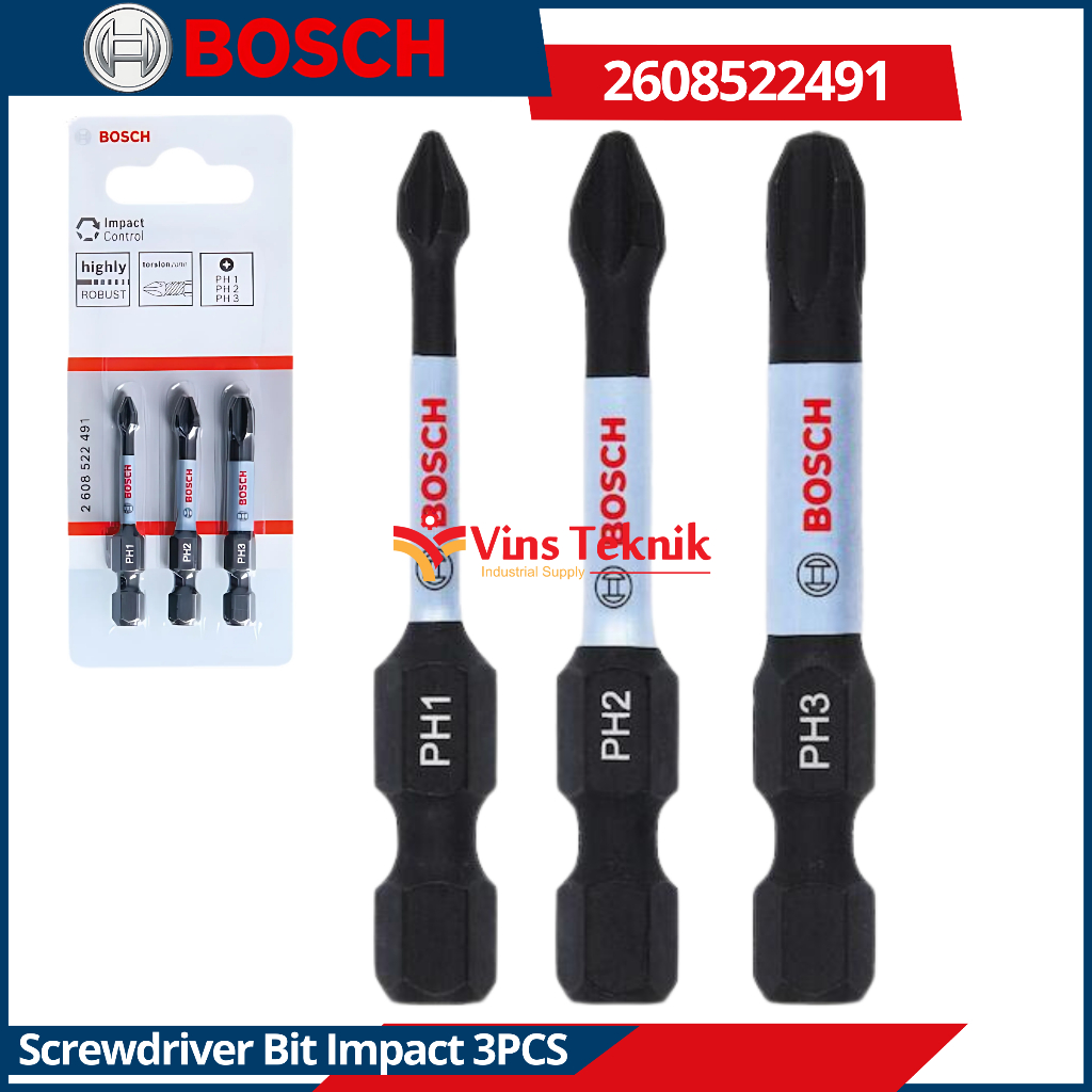Mata Obeng Screwdriver Bit Impact Set Bosch