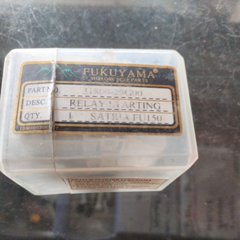 relay stater / swith stater satria fu fukuyama