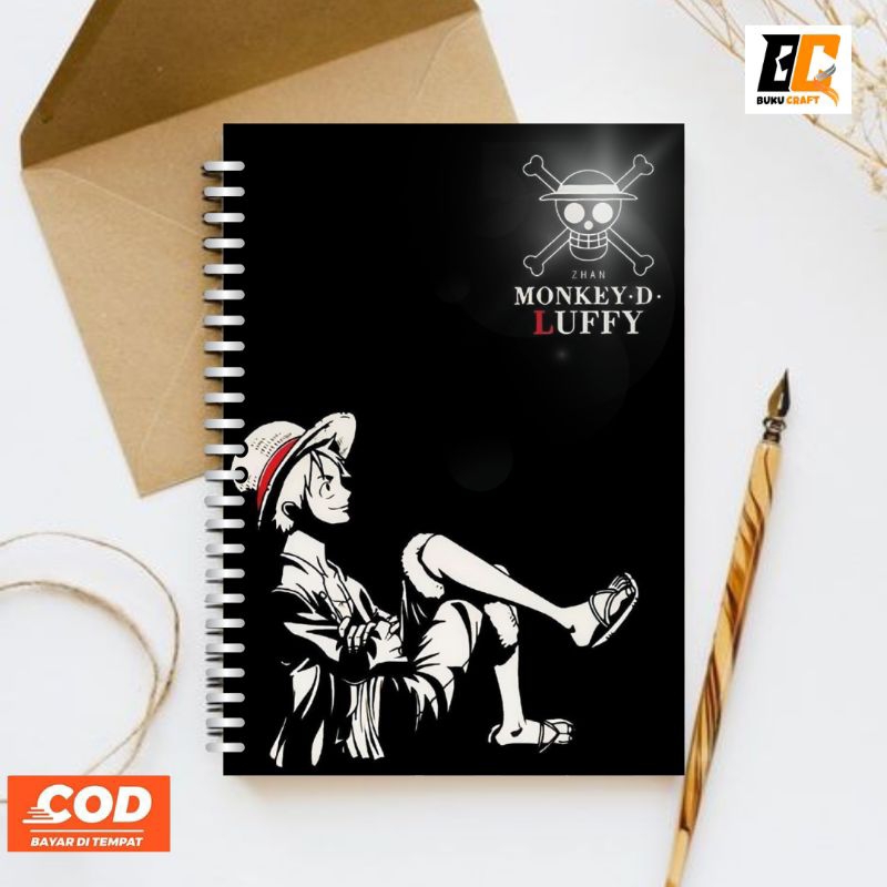 

Buku Craft, Notebook A5/ Buku Tulis Aesthetic/ Notebook Gambar Anime One Piece Mix Lucu2 / Buku Catatan/ Buku/ Jurnal