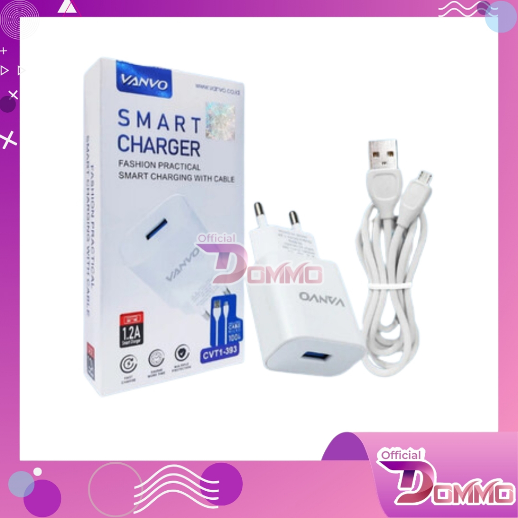 DOMMO - D5190 CHARGER MICRO USB VANVO CVT1-393 1 PORT USB