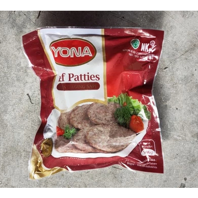 

YONA BEEF PATTIES 500gr 10s