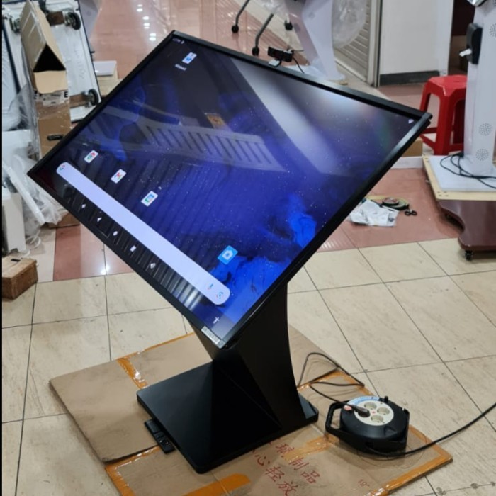 Kiosk Informasi Interactive Whiteboard 50 Inch Dual OS Android dan Windows Touchindo