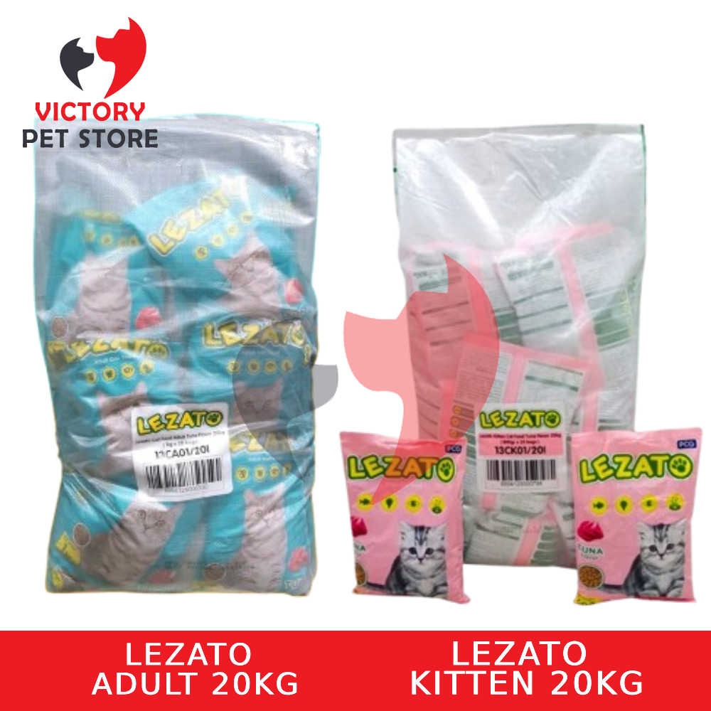 Lezato 20 kg Lezato Kitten / Lezato Tuna Adult Cat Food 20KG Makanan Kucing Lezato 20KG