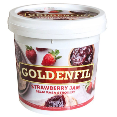 

GOLDENFIL STRAWBERRY JAM 1KG SELAI ROTI DLL
