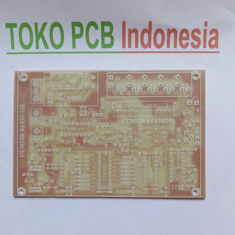 PCB receiver PLL tc9122 tuner korea