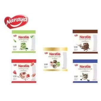 

Naraya Narabis nouget crisp kukis COKLAT / STRAWBERRY / ASSORTMENT / MATCHA/ COOKIES CREAM 200gr