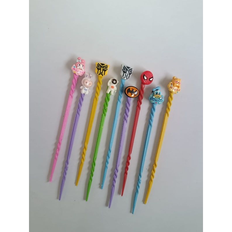 12 pcs tuding ngaji tunjukan baca iqro karakter tempel