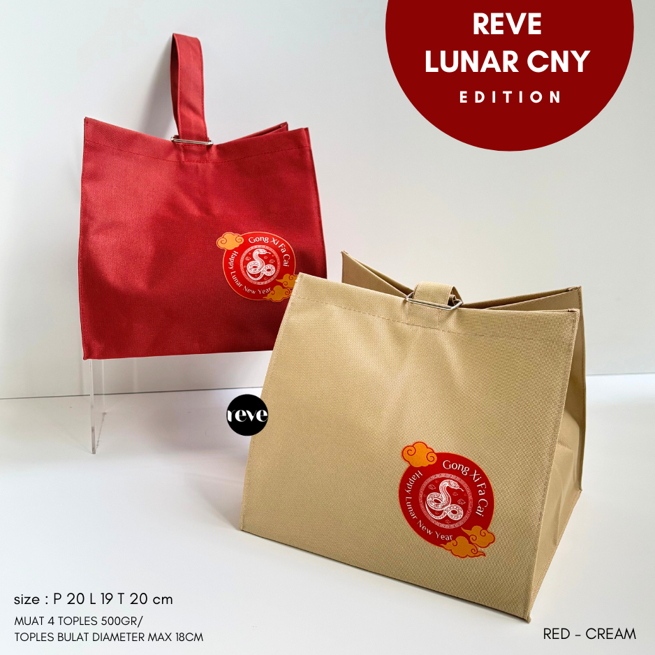 

CNY IMLEK RING BAG tas hampers souvenir goodie bag 20x19x20 anti air