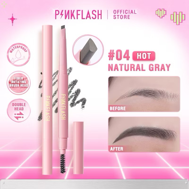 Pinkflash automatic eyebrow pencil pensil alis matic pinkflash