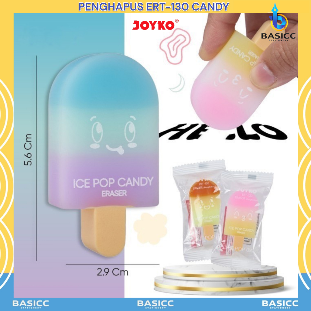 

Joyko Penghapus Eraser Pop Ice Candy ERT-130 | @1 Pcs