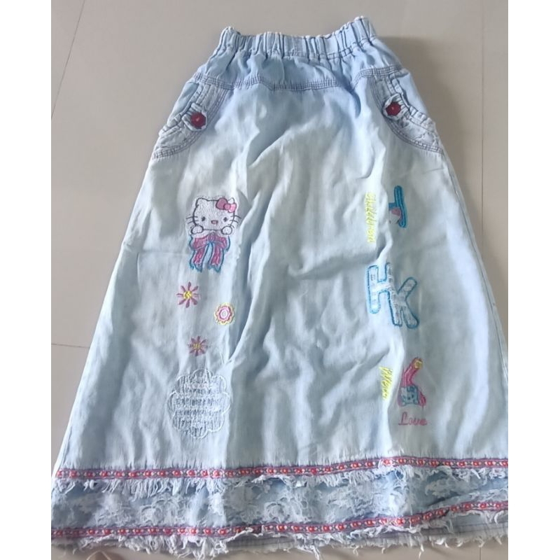 PL rok jeans anak/Rok murah anak