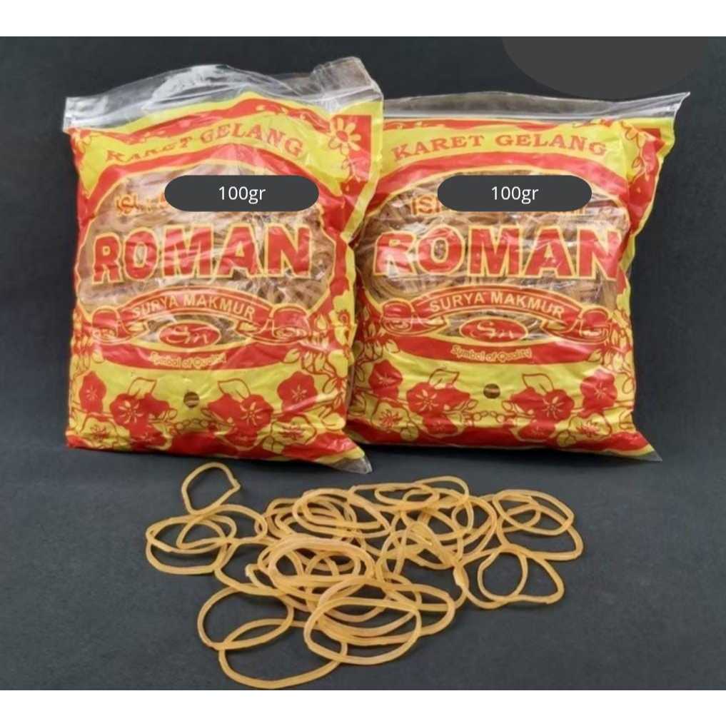 

KARET GELANG KUNING 100Gram MURAH