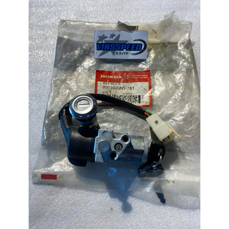 35010-GN5-781 KUNCI KONTAK JOK SET ASTREA PRIMA STAR ORIGINAL AHM