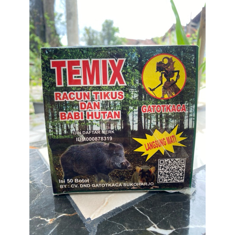 Obat Pembasmi Tikus Temix Gatotkaca 100% Original