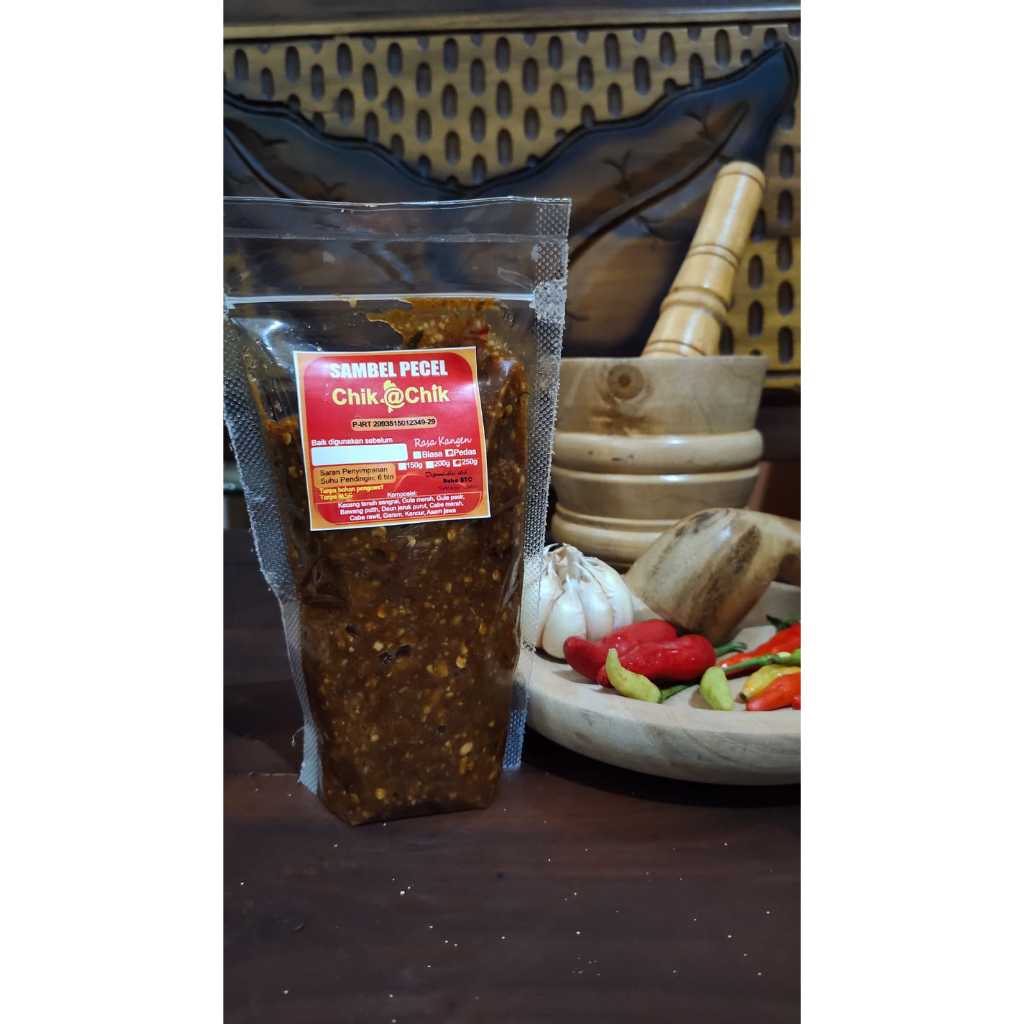 

Sambel Pecel Chik@Chik Rasa Kangen 500gr