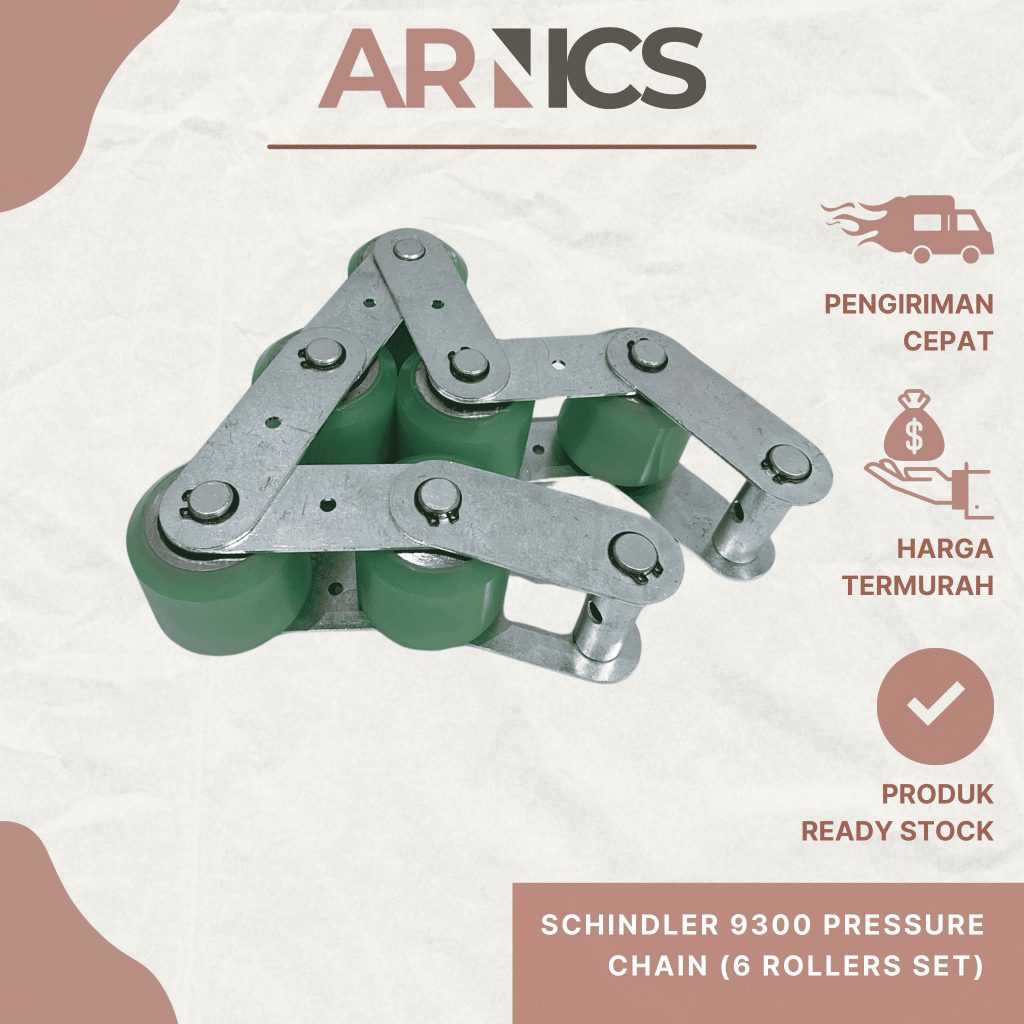 Roller Chain Escalator Schin*ler / Roller Pressure 6 JOINT / Schin*ler 9300 Pressure Chain (6 roller