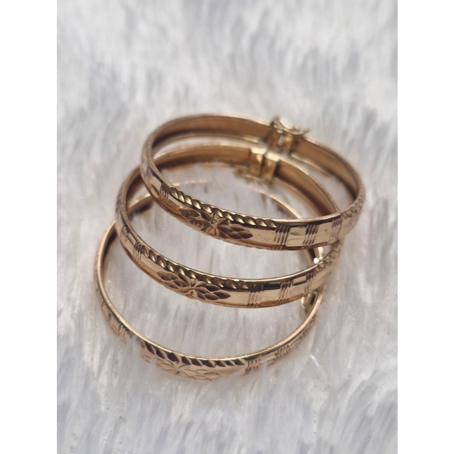 Gelang Suasa/ Gelang Suasa anak/ Gelang Bangkok Bayi/ Gelang Kroncong Bayi / Gelang anak/ Gelang ban