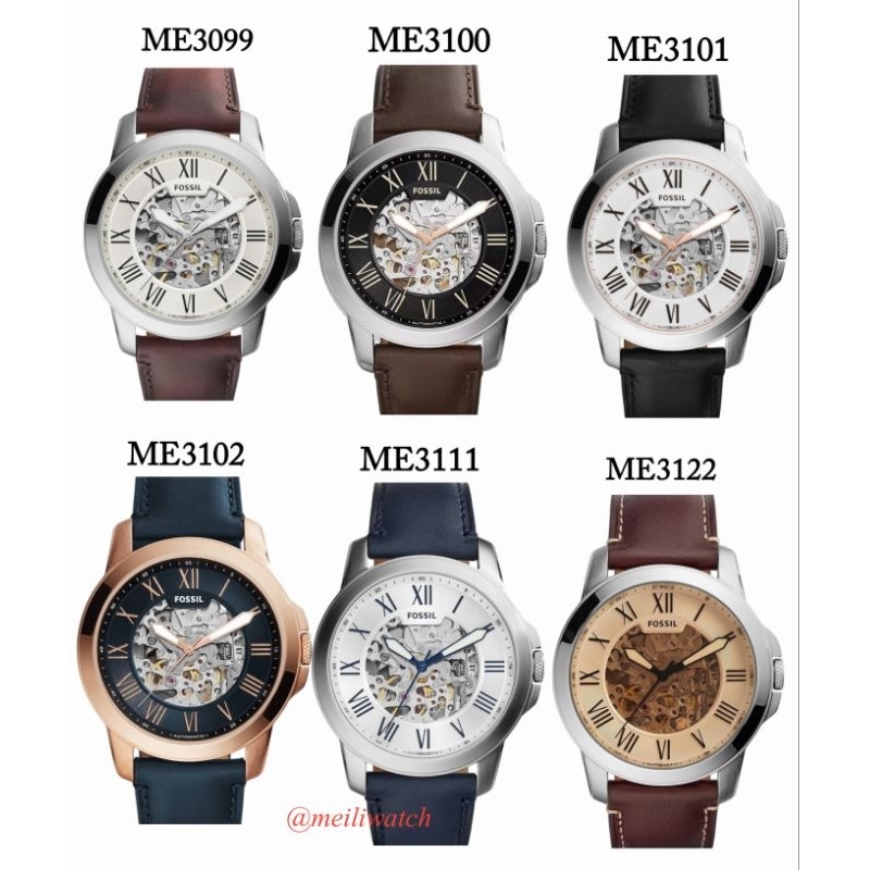JAM TANGAN PRIA KULIT ME 3099, ME 3100, ME 3101, ME 3102, ME 3111, ME 3122