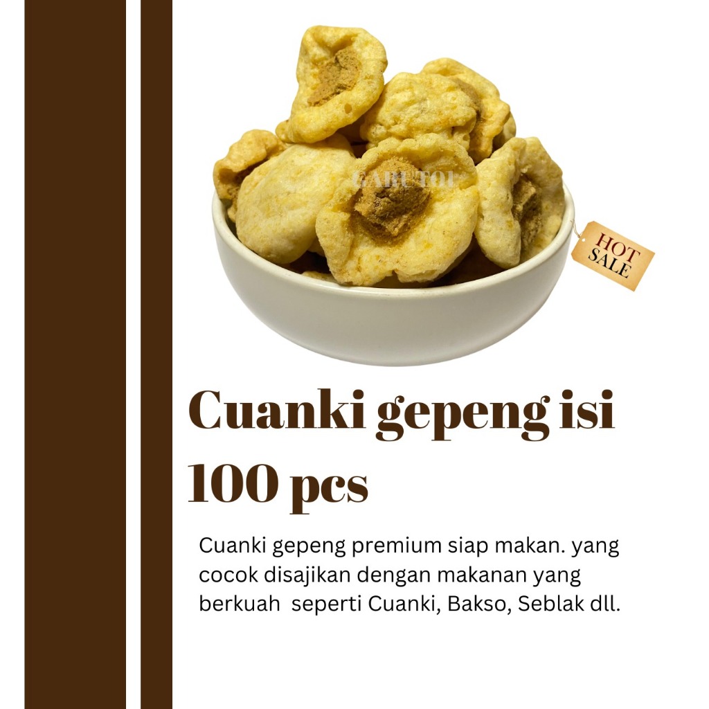 

Cuanki Gepeng isi 100
