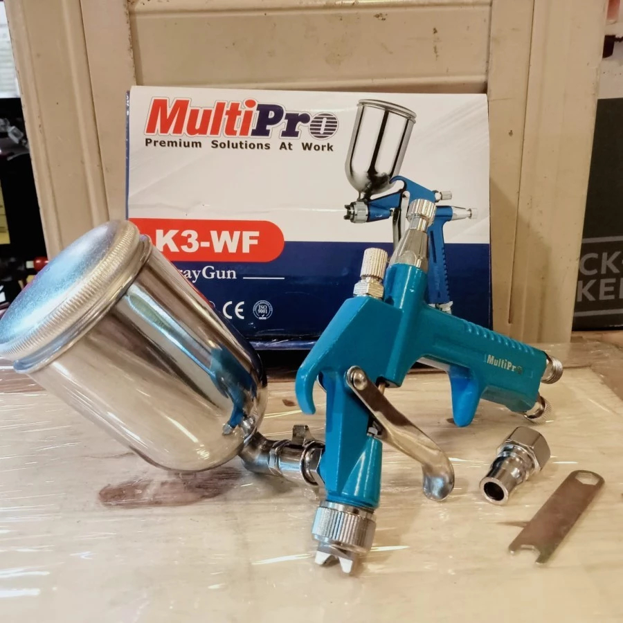 Spray Gun / Air Compressoe 200ml MULTIPRO K3-WF