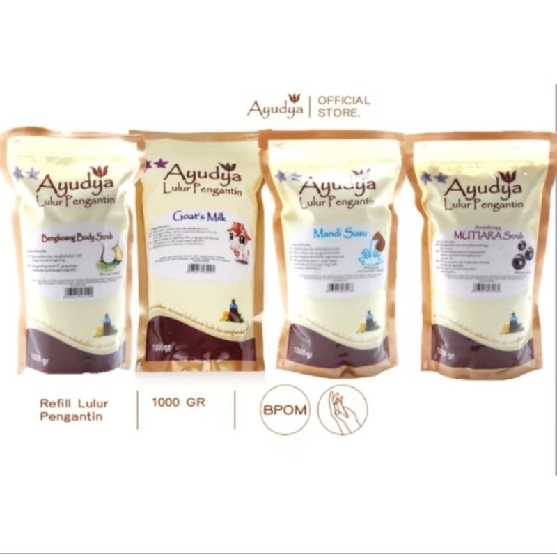 Ayudya Lulur Pengantin 1000gr / lulur ayudya 1kg