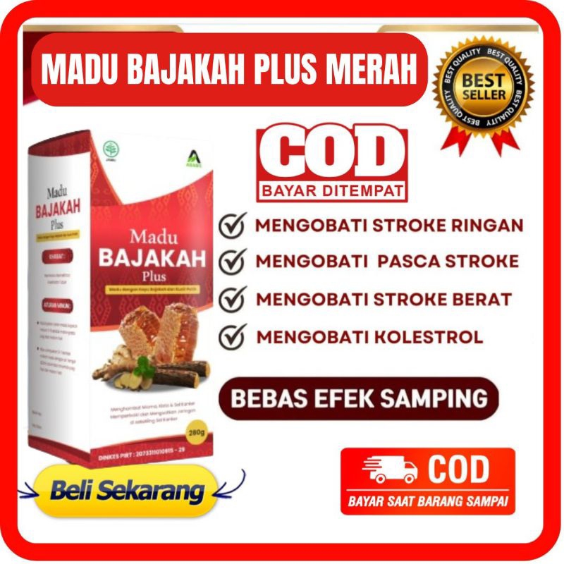 [BISA COD] MADU BAJAKAH MERAH 280 GR - MADU BAJAKAH PLUS ATASI KANKER KISTA BENJOLAN WASIR AMBEYEN O