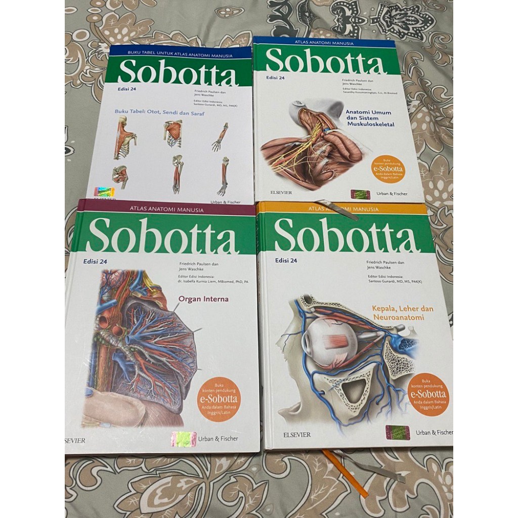 (BAHASA INDONESIA) PAKET 4 SOBOTTA ATLAS ANATOMI MANUSIA EDISI 24