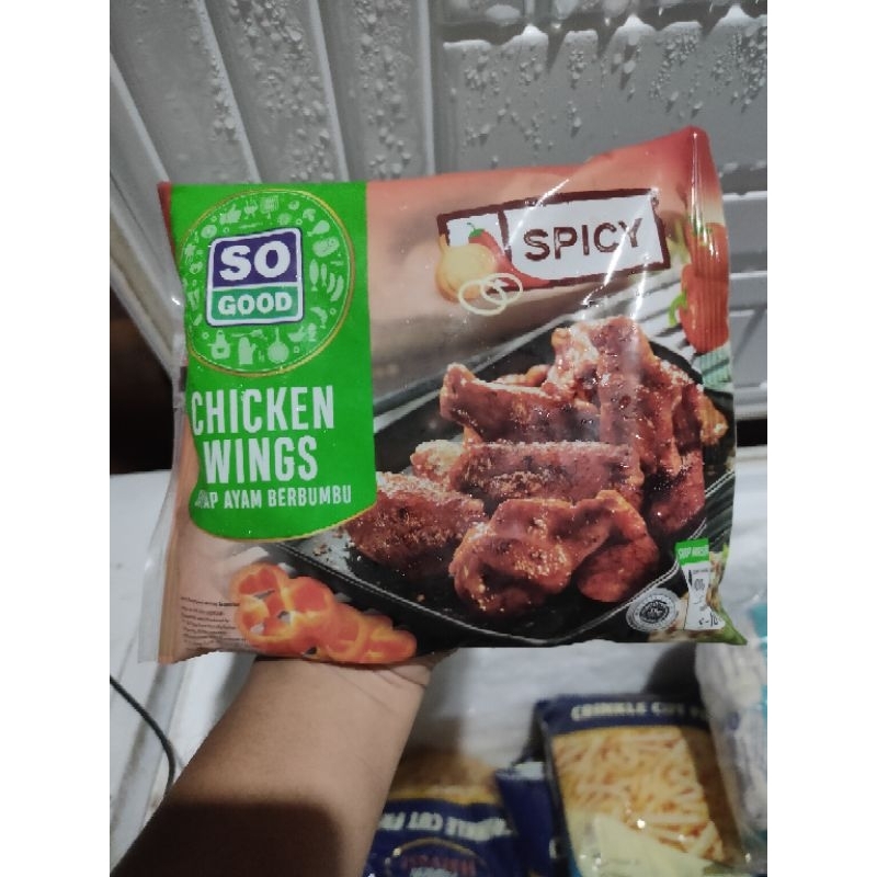 

so good chicken spicy wing 400 gram