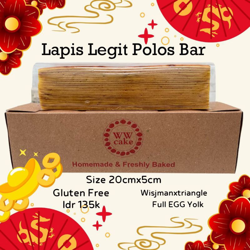 

Lapis Legit Polos Bar 20cmx5cm wisjman premium