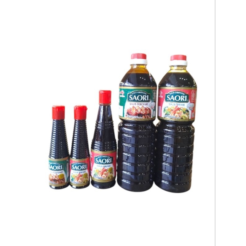 

SAORI SAUS Teriyaki/Tiram 133 ml, 135 ml, 270 ml, 1 Lg